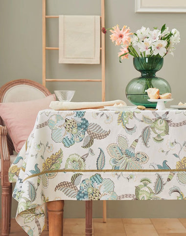 Rustic Table Covers for Kitchen, Large Rectangle Tablecloth for Dining Room Table, Country Farmhouse Tablecloth, Square Tablecloth for Round Table-Paintingforhome