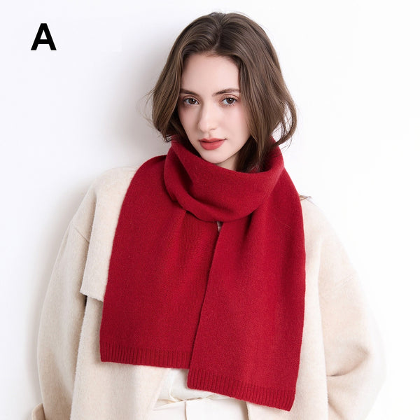 Modern Wool Scarf for Women, Small Soft Scarf for Women, Casual Scarf for Women, Cold Weather Scarves