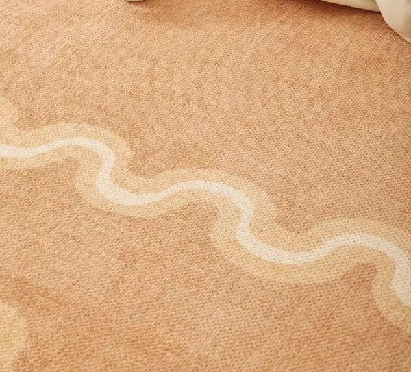 Large Modern Rugs for Living Room, Bedroom Modern Rugs, Dining Room Geometric Modern Rugs, Cream Color Contemporary Modern Rugs-Paintingforhome