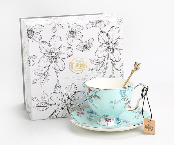 Porcelain Tea cups, Elegant Coffee Cup, Porcelain Coffee Cups, Coffee Cup in Gift Box, Vintage Tea Cup Set, British Tea Cup with Saucer, Afternoon Tea Cup with Saucer Set-Paintingforhome