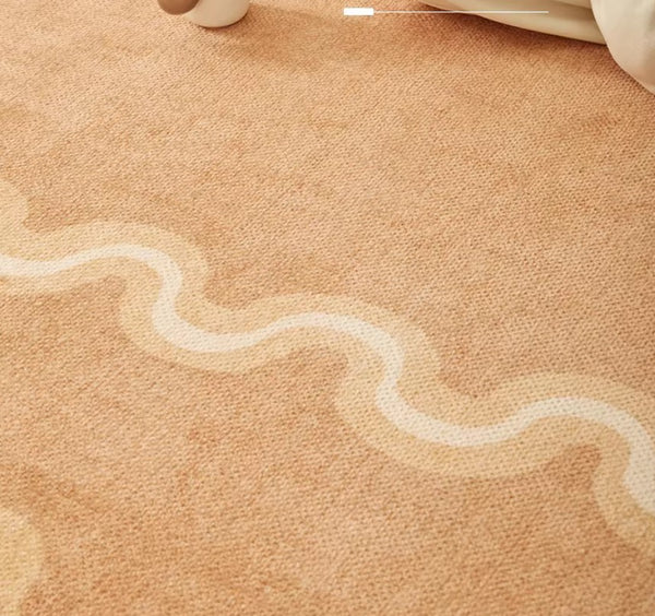 Large Modern Rugs for Living Room, Bedroom Modern Rugs, Dining Room Geometric Modern Rugs, Cream Color Contemporary Modern Rugs-Paintingforhome