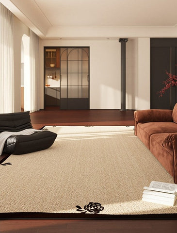 Contemporary Modern Rugs, Geometric Contemporary Rugs Next to Bed, Modern Rugs for Dining Room, Mid Century Area Rugs for Living Room-Paintingforhome