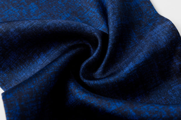 Luxury Blue Silk Neck Scarf, Silk Scarf For Suit, Formal Wear Silk Scarf, Silk Ascot For Men, British Style Long Scarf, Business Silk Scarf Men, Mens Spring Autumn Scarf, Lightweight Silk Scarf Men