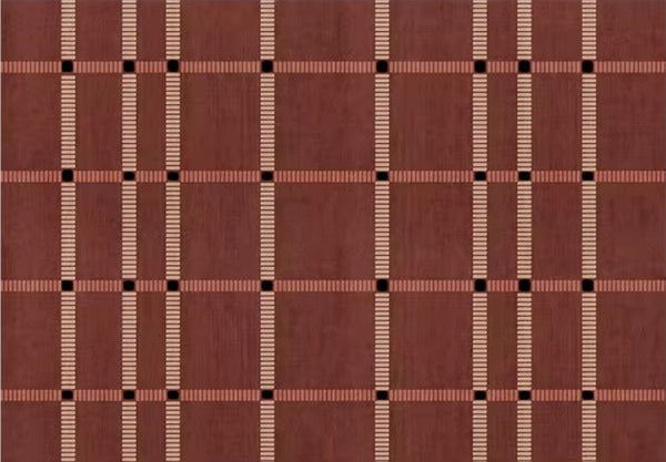 Contemporary Modern Carpets Next to Bed, Abstract Red Rugs for Living Room, Mid Century Area Rugs, Red Modern Rugs under Dining Room Table-Paintingforhome