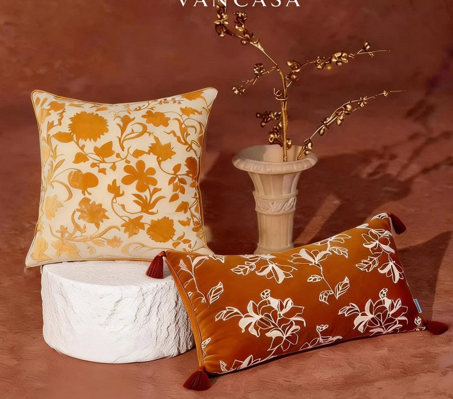 Modern Decorative Pillows For Couch Luxury Velvet Throw Pillows Living Room Accent Cushions Stylish Home Decor Soft Square Pillow Covers