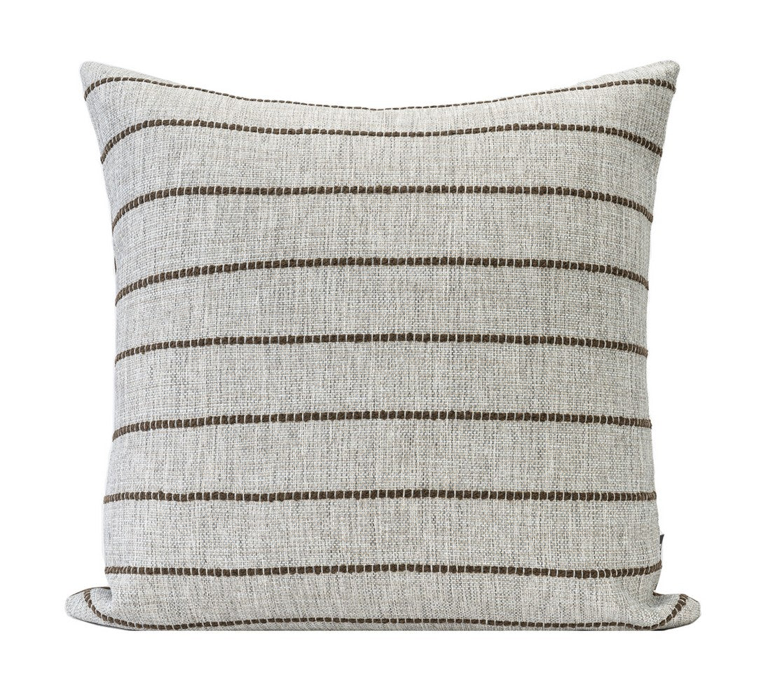 Contemporary Throw Pillow for Interior Design, Large Abstract Decorative Throw Pillows, Geometric Square Modern Throw Pillows for Couch-Paintingforhome