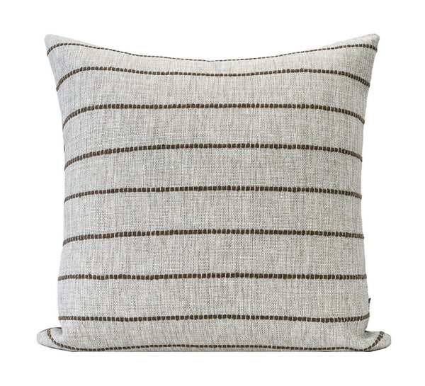 Contemporary Throw Pillow for Interior Design, Large Abstract Decorative Throw Pillows, Geometric Square Modern Throw Pillows for Couch-Paintingforhome