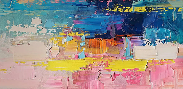 Abstract Wall Art for Bedroom, Modern Paintings for Living Room, Acrylic Painting on Canvas, Original Canvas Art, Simple Abstract Artwork-Paintingforhome