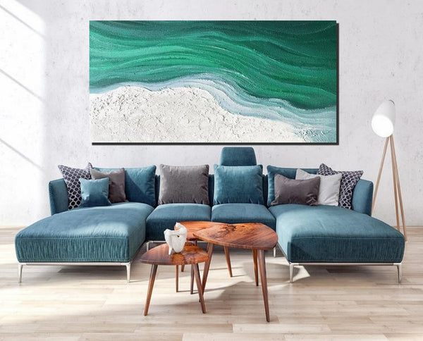 Modern Canvas Paintings for Bedroom, Extra Large Paintings for Living Room, Abstract Wall Art Paintings, Simple Modern Art, Abstract Landscape Paintings-Paintingforhome