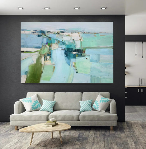 Modern Living Room Wall Art Ideas, Contemporary Canvas Art, Canvas Paintings for Bedroom, Hand Painted Art on Canvas, Original Acrylic Art-Paintingforhome