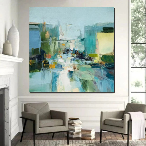 Abstract Wall Art on Canvas, Modern Paintings for Bedroom, Hand Painted Canvas Art, Contemporary Art on Canvas, Original Acrylic Paintings-Paintingforhome