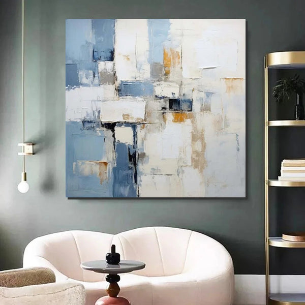 Modern Contemporary Artwork, Buy Paintings Online, Heavy Texture Canvas Art, Abstract Acrylic Paintings for Living Room, Oversized Large Wall Art-Paintingforhome
