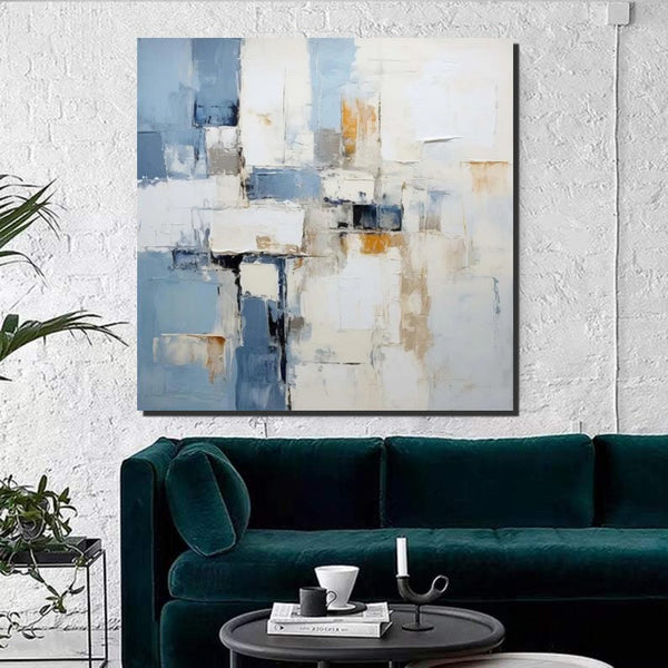 Modern Contemporary Artwork, Buy Paintings Online, Heavy Texture Canvas Art, Abstract Acrylic Paintings for Living Room, Oversized Large Wall Art-Paintingforhome