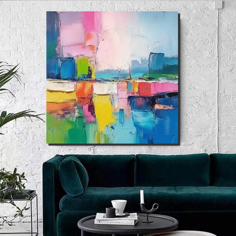 Living Room Large Wall Art, Modern Paintings for Bedroom, Heavy Texture Canvas Art, Contemporary Art on Canvas, Heavy Texture Paintings, Original Art Paintings-Paintingforhome