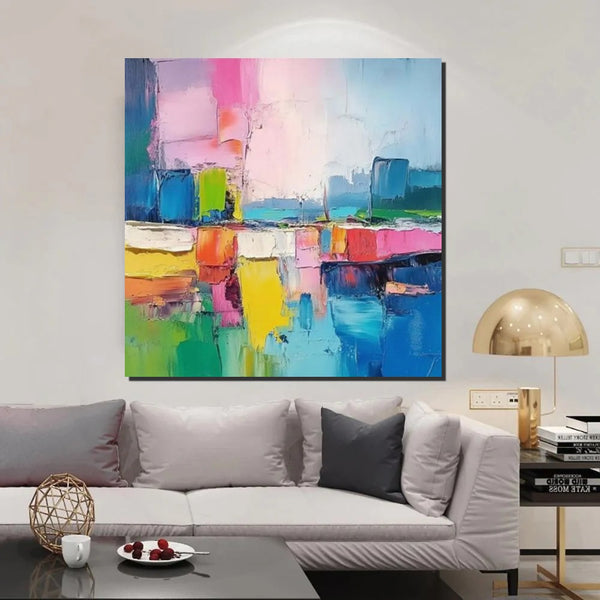 Living Room Large Wall Art, Modern Paintings for Bedroom, Heavy Texture Canvas Art, Contemporary Art on Canvas, Heavy Texture Paintings, Original Art Paintings-Paintingforhome