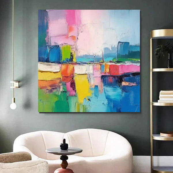 Living Room Large Wall Art, Modern Paintings for Bedroom, Heavy Texture Canvas Art, Contemporary Art on Canvas, Heavy Texture Paintings, Original Art Paintings-Paintingforhome