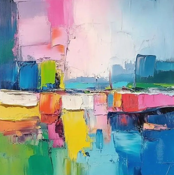 Living Room Large Wall Art, Modern Paintings for Bedroom, Heavy Texture Canvas Art, Contemporary Art on Canvas, Heavy Texture Paintings, Original Art Paintings-Paintingforhome