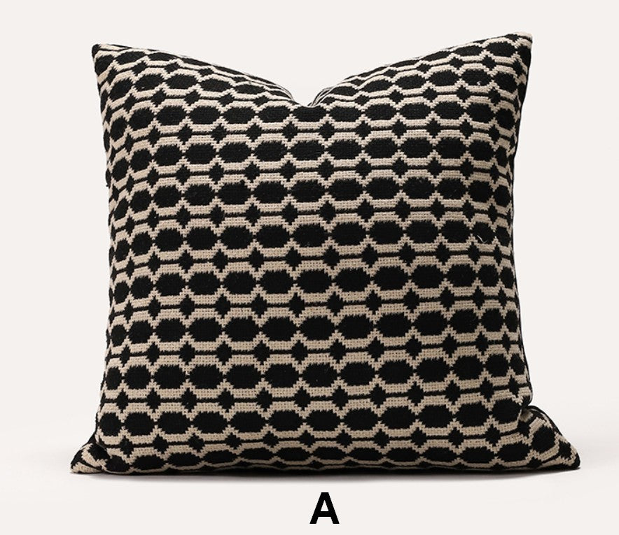 Geometric Modern Sofa Pillows, Decorative Pillows for Couch, Contemporary Throw Pillows, Modern Pillows for Dining Room, Modern Sofa Pillows-Paintingforhome