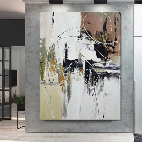 Large Paintings Behind Sofa, Acrylic Painting for Bedroom, Acrylic Paintings on Canvas, Modern Paintings, Buy Paintings Online-Paintingforhome