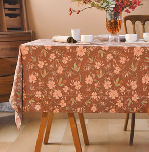 Large Rectangle Table Covers for Dining Room Table, Rustic Table Cloths for Kitchen, Country Farmhouse Tablecloth, Square Tablecloth for Round Table-Paintingforhome