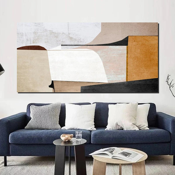 Simple Abstract Art, Original Acrylic Paintings, Hand Painted Canvas Art, Modern Paintings for Bedroom, Modern Living Room Art Ideas, Buy Art Online-Paintingforhome