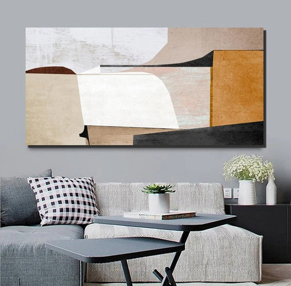 Simple Abstract Art, Original Acrylic Paintings, Hand Painted Canvas Art, Modern Paintings for Bedroom, Modern Living Room Art Ideas, Buy Art Online-Paintingforhome