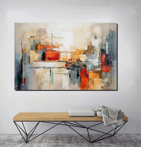 Original Acrylic Paintings, Modern Canvas Art, Modern Paintings for Bedroom, Oversized Wall Art for Living Room, Hand Painted Canvas Artwork-Paintingforhome