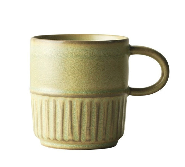 Handmade Ceramic Coffee Mug, Large Capacity Coffee Cup, Large Pottery Coffee Cup, Large Tea Cup-Paintingforhome