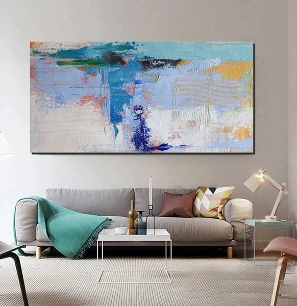 Oversized Abstract Artwork, Modern Canvas Paintings for Bedroom, Extra Large Paintings for Living Room, Abstract Wall Art Paintings, Simple Modern Art-Paintingforhome