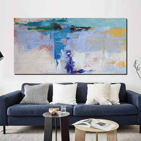 Oversized Abstract Artwork, Modern Canvas Paintings for Bedroom, Extra Large Paintings for Living Room, Abstract Wall Art Paintings, Simple Modern Art-Paintingforhome