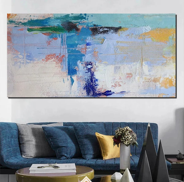 Oversized Abstract Artwork, Modern Canvas Paintings for Bedroom, Extra Large Paintings for Living Room, Abstract Wall Art Paintings, Simple Modern Art-Paintingforhome