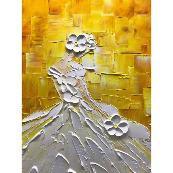 Modern Paintings, Contemporary Art, Texture Artwork, Palette Knife Canvas Paintings, Ballet Dancer Painting, Acrylic Painting Abstract