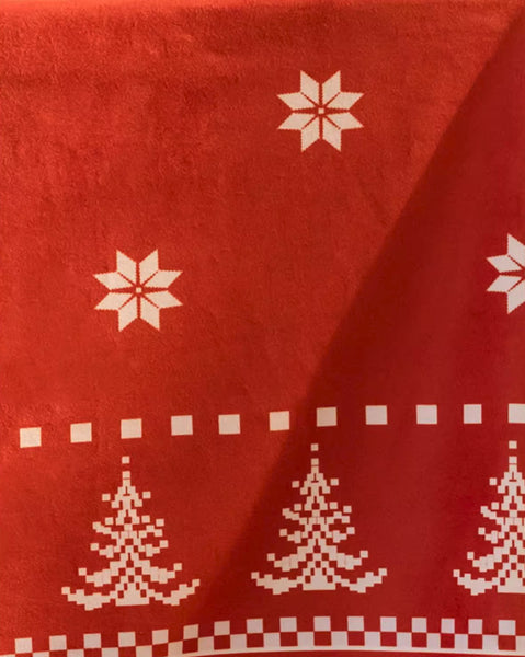 Christmas Edelweiss Table Covers, Square Tablecloth for Kitchen, Extra Large Modern Rectangular Tablecloth for Dining Room Table, Large Tablecloth for Round Table-Paintingforhome