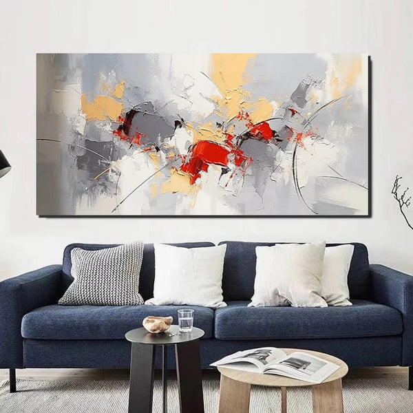 Hand Painted Canvas Art, Modern Paintings for Bedroom, Modern Living Room Art Ideas, Buy Art Online, Simple Abstract Art, Original Acrylic Paintings-Paintingforhome