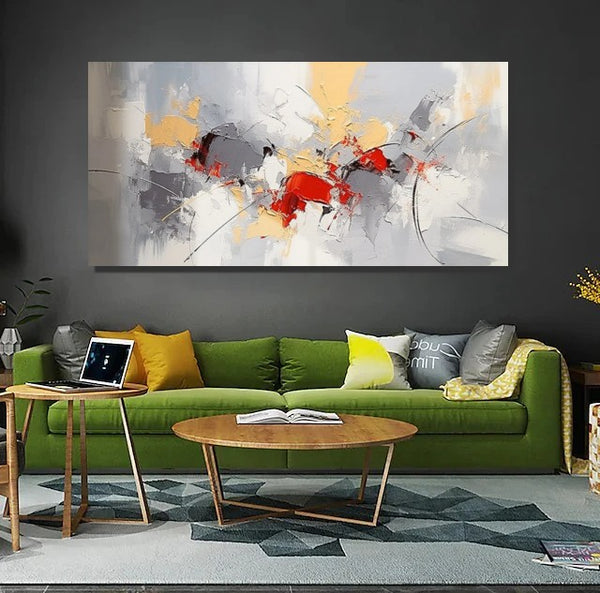 Hand Painted Canvas Art, Modern Paintings for Bedroom, Modern Living Room Art Ideas, Buy Art Online, Simple Abstract Art, Original Acrylic Paintings-Paintingforhome