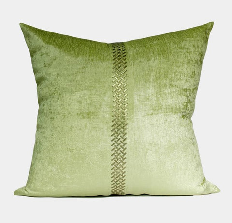 Decorative Pillows for Living Room, Green Decorative Modern Pillows for Couch, Modern Sofa Pillows Covers, Modern Sofa Cushion-Paintingforhome