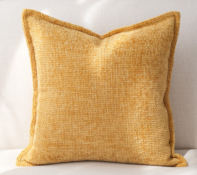 Modern Sofa Pillows, Simple Modern Pillows, Yellow Decorative Pillows for Couch, Modern Throw Pillows, Contemporary Throw Pillows-Paintingforhome