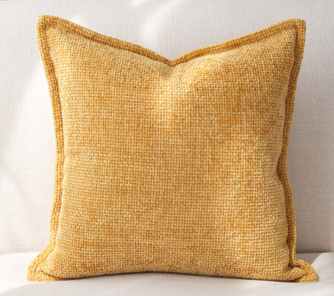 Modern Sofa Pillows, Simple Modern Pillows, Yellow Decorative Pillows for Couch, Modern Throw Pillows, Contemporary Throw Pillows-Paintingforhome