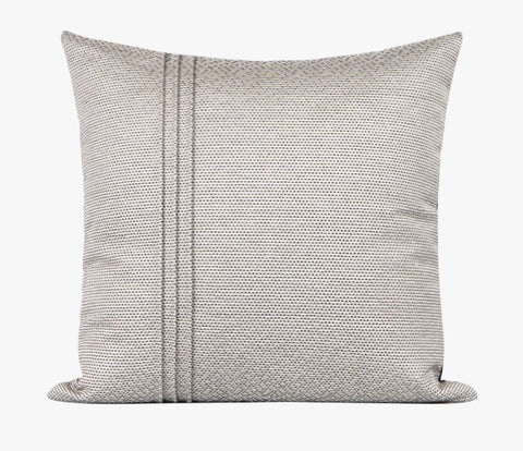 Decorative Throw Pillows for Couch, Large Modern Sofa Throw Pillows, Light Grey Abstract Contemporary Throw Pillow for Living Room-Paintingforhome