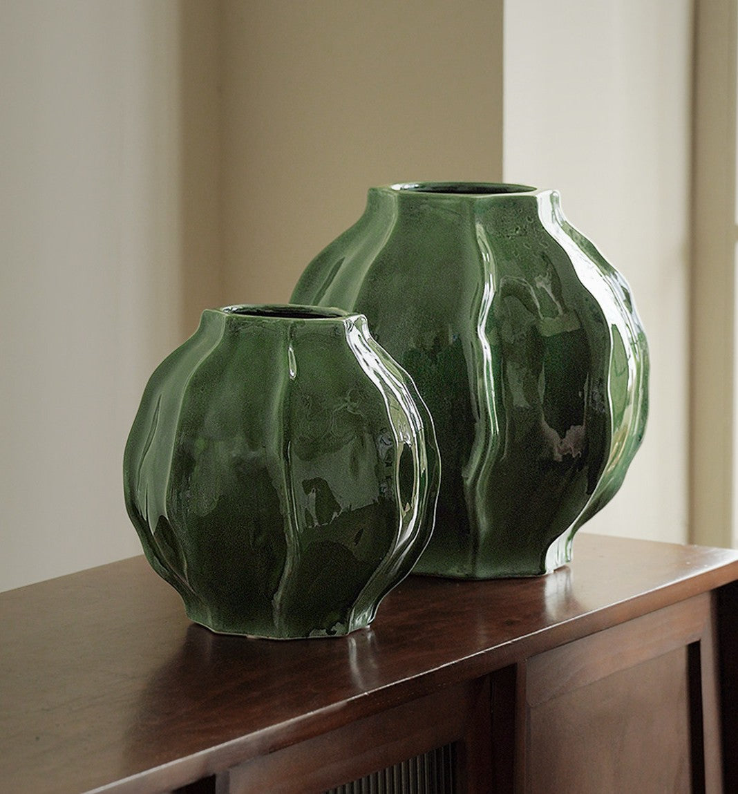 Large Contemporary Vases On Dining Table, Handmade Modern Ceramic, Oversized Floral Centerpiece, Artistic Home Decor Vessel, Elegant Statement Piece