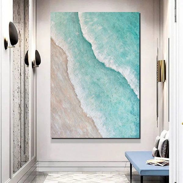 Large Painting on Canvas, Living Room Wall Art Paintings, Buy Paintings Online, Simple Acrylic Painting Ideas, Acrylic Abstract Painting Behind Couch-Paintingforhome