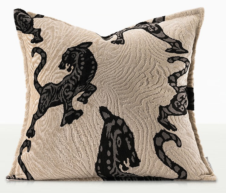 Tiger Pattern Modern Pillows for Couch, Abstract Decorative Throw Pillows for Living Room, Large Modern Sofa Pillow Cases, Decorative Pillow Covers