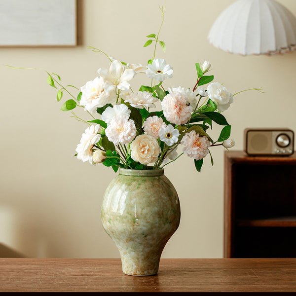 Centerpiece Ceramic Bud Vases, Porcelain Flower Vases, Flower Vases on Table, Handmade Water Holding Flower Vase-Paintingforhome