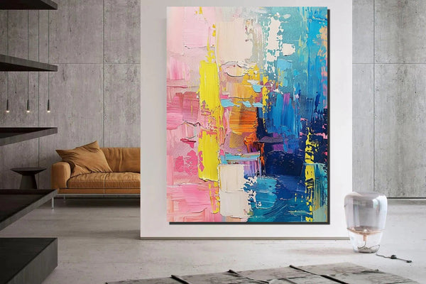 Contemporary Canvas Art, Modern Paintings for Bedroom, Large Wall Art for Living Room, Hand Painted Wall Paintings, Original Abstract Art-Paintingforhome