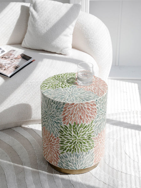 Unique Small End Table, Contemporary Small Sofa Side Table, Portable Casual Side Table, Creative Coffee Table, Shell Small Side Table-Paintingforhome