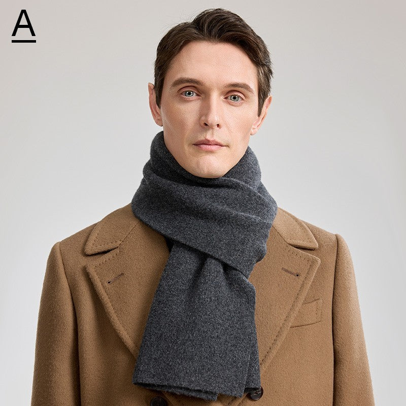 Formal Men Scarf Styles, Casual Scarf Men, Modern Fashion Scarf, Thick Wool Scarf, Men's Winter Scarf, Men's Wool Scarf Winter, Business Wool Scarf for Gentleman-Paintingforhome