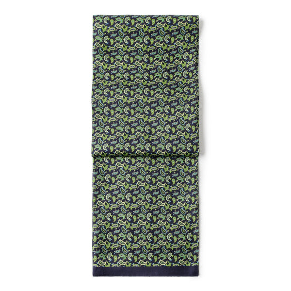 Formal Wear Silk Scarf, Silk Ascot For Men, Lightweight Silk Scarf Men, Green Silk Neckerchief For Business, Mens Spring Autumn Scarf, Mens Dress Silk Scarf, Long Silk Scarf for Men, High Quality Silk Necktie
