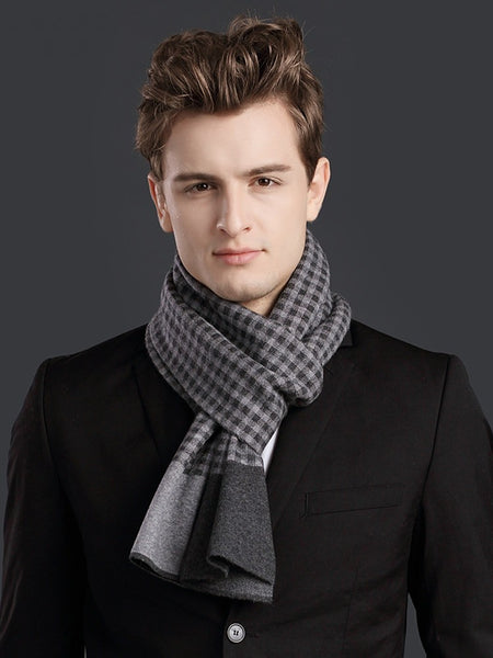 Men's Winter Scarf, Formal Men Scarf Styles, Casual Scarf Men, Modern Wool Scarf for Men, Men's Wool Scarf Winter, Business Wool Scarf for Gentleman