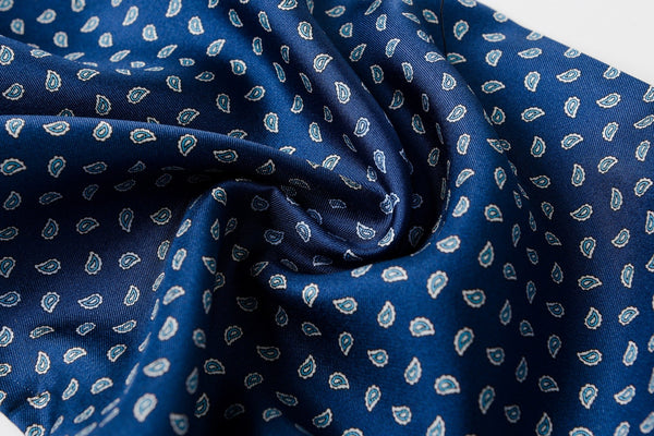 Formal Wear Silk Scarf, Silk Ascot For Men, Blue Mens Spring Autumn Scarf, Lightweight Silk Scarf Men, Silk Neckerchief For Business, Mens Dress Silk Scarf, Long Silk Scarf for Men, High Quality Silk Necktie