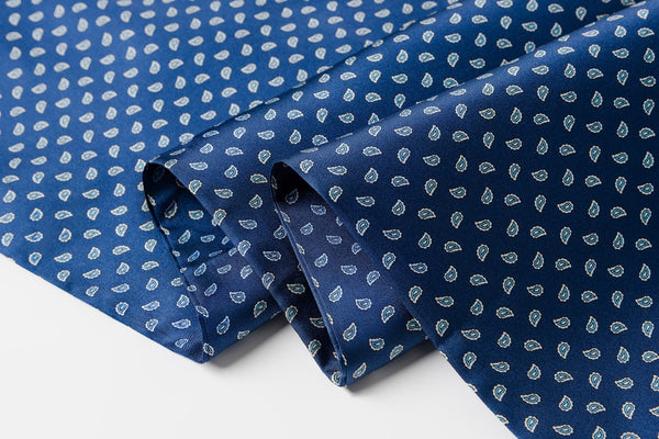 Formal Wear Silk Scarf, Silk Ascot For Men, Blue Mens Spring Autumn Scarf, Lightweight Silk Scarf Men, Silk Neckerchief For Business, Mens Dress Silk Scarf, Long Silk Scarf for Men, High Quality Silk Necktie